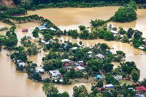Tripura Floods: A view of the flood-affected areas
